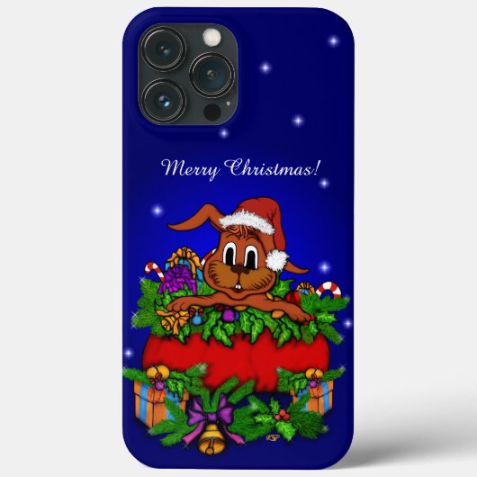 Kerstkonijn Case-Mate iPhone Case (Achterkant)