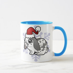 Kerstkonijn (flauwvallen) mok