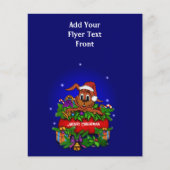 kerstkonijn flyer (Voorkant)