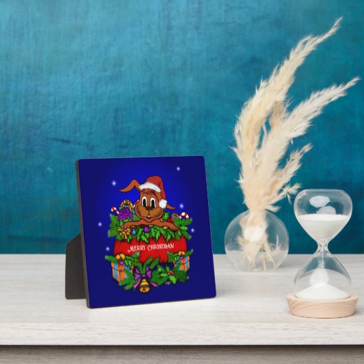 kerstkonijn fotoplaat (Insitu)