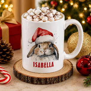 Kerstkonijn Gepersonaliseerde Kinder Mok