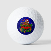 kerstkonijn golfballen (Voorkant)