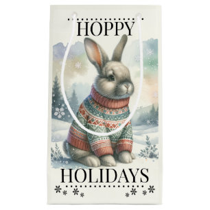 Kerstkonijn Hoppy Holidays Klein Cadeauzakje