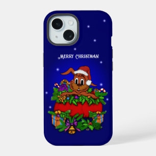 kerstkonijn iPhone 15 case