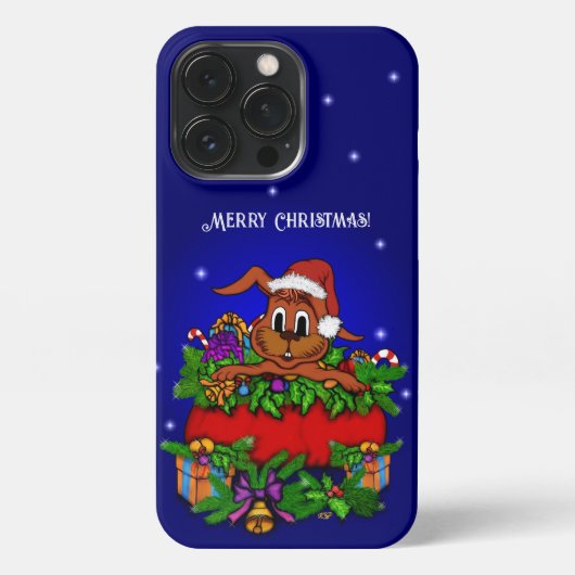 kerstkonijn iPhone hoesje (Achterkant)
