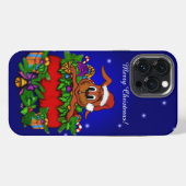 Kerstkonijn iPhone Hoesje (Achterkant horizontaal)