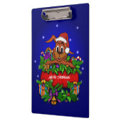 kerstkonijn klembord (Links)