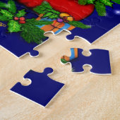 kerstkonijn legpuzzel (Zijkant)