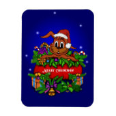 kerstkonijn magneet (Verticaal)