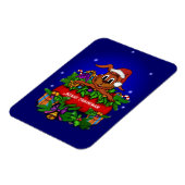 kerstkonijn magneet (Linkerzijde)