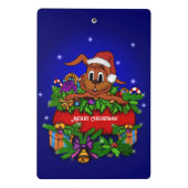 kerstkonijn mini klembord (Achterkant)