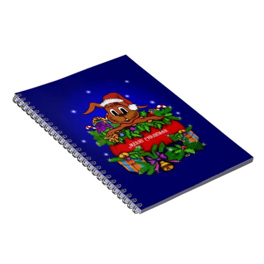 kerstkonijn notitieboek (Rechterzijde)