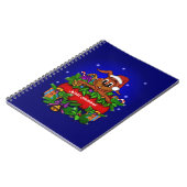 kerstkonijn notitieboek (Linkerzijde)