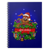 kerstkonijn notitieboek (Voorkant)