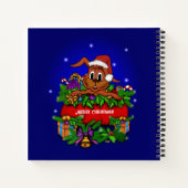 kerstkonijn notitieboek (Achterkant)