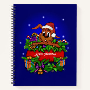kerstkonijn notitieboek