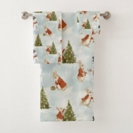 Kerstkonijn Peter  Bad Handdoek