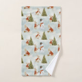 Kerstkonijn Peter Bad Handdoek (Handdoek)