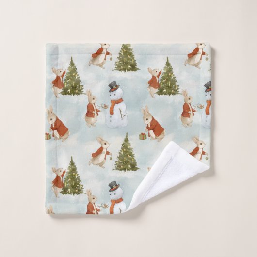 Kerstkonijn Peter Bad Handdoek (Wasdoekje)