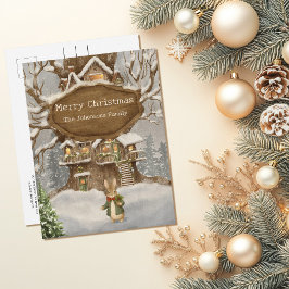 Kerstkonijn Peter Briefkaart