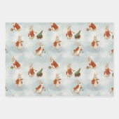 Kerstkonijn Peter  Inpakpapier Vel (Voorkant 3)