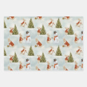 Kerstkonijn Peter  Inpakpapier Vel (Voorkant 2)