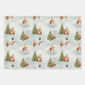 Kerstkonijn Peter  Inpakpapier Vel (Voorkant)