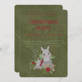 Kerstkonijn Peter Kaart (Voorkant / Achterkant)