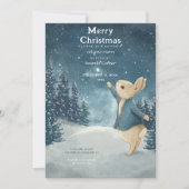 Kerstkonijn Peter  Kaart (Voorkant)