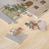 Kerstkonijn Peter Legpuzzel (Zijkant)