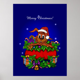 kerstkonijn poster
