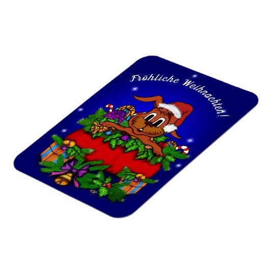 Kerstkonijn , Prettig kerstfeest! Magneet (Linkerzijde)