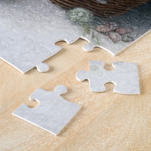 Kerstkonijn Puzzel (Zijkant)