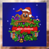 kerstkonijn raamsticker (Vel 2)