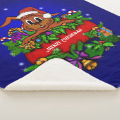 kerstkonijn sherpa deken (3/4)