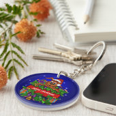 kerstkonijn sleutelhanger (Voorkant Rechts)