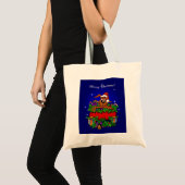kerstkonijn tote bag (Voorkant (product))