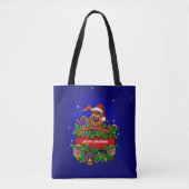kerstkonijn tote bag (Voorkant)