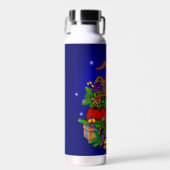 kerstkonijn waterfles (Voorkant)