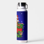 kerstkonijn waterfles (Achterkant)