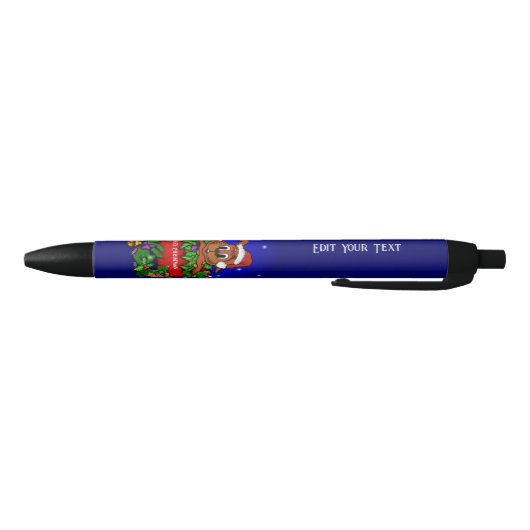kerstkonijn zwarte inkt pen (Bodem)