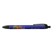 kerstkonijn zwarte inkt pen (Bovenkant)