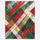 kerstkonijnen fleece deken (Voorkant)