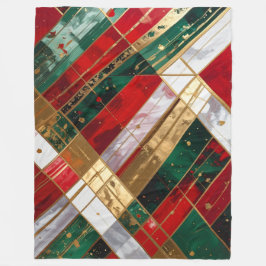 kerstkonijnen fleece deken