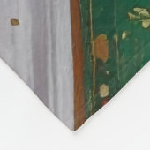 kerstkonijnen fleece deken (Hoek)