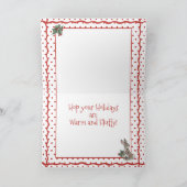 Kerstkonijnen & Santa Vakantie Schattige Bunny Ret Feestdagen Kaart (Binnen)