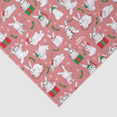 Kerstkonijnen Tissuepapier (Detail)