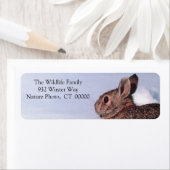 Kerstkonijnenfeestdag Retouradres stickers (Insitu)