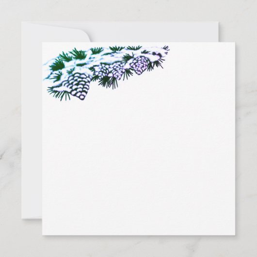 kerstkonijnenkaart (Achterkant)