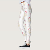 kerstkonijnenpatroon leggings (Links)